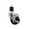 Service Caster 3'' SS Phenolic Swivel 1-7/8'' Expanding Stem Caster with Brake SCC-SSEX20S314-PHS-TLB-178 - alternate 1